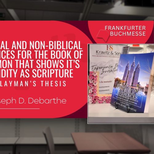 Biblical and Non-Biblical Evidences for the Book of Mormon  Takes the Global Stage at Frankfurter Buchmesse 2025
