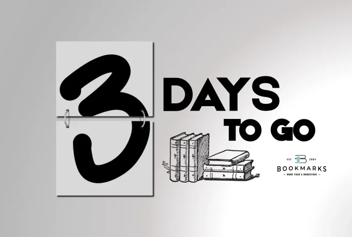 3 Days to go for Bookmarks Festival of Books 2026
